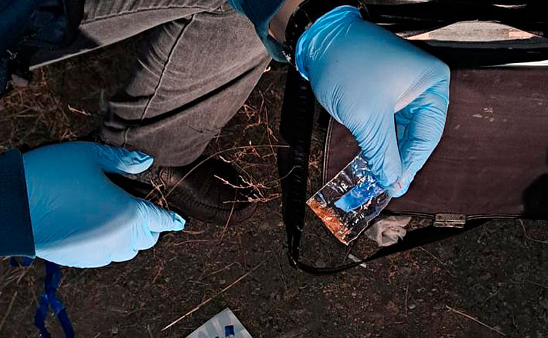 Почти 40 г «соли» изъяли полицейские СКО из «тайника»  в гаражном кооперативе