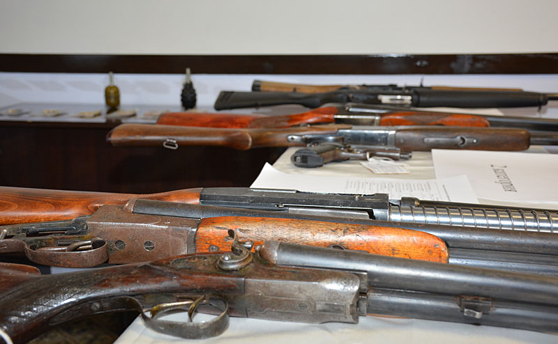 113 единиц оружия изъяли полицейские СКО за 11 месяцев